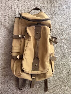 Convertible Canvas Duffle / Backpack - 19 Inches